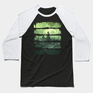 Paint Strokes of Nature Baseball T-Shirt